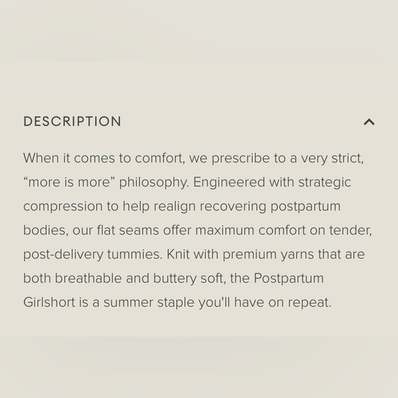 BLANQI® Everyday™ Postpartum Belly Support Girlshort - Pale Nude / Large - Picture 5 of 9